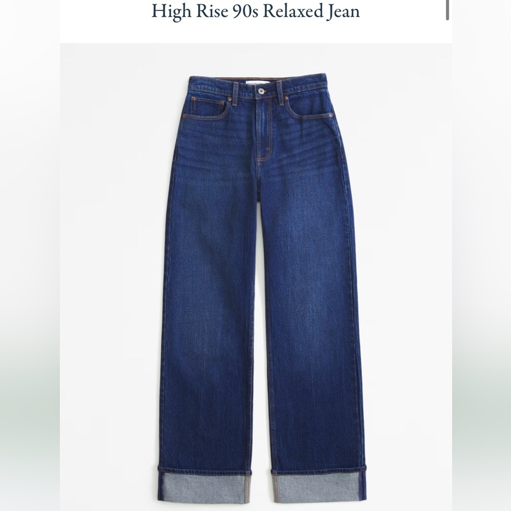 Abercrombie curve love High Rise 90s Relaxed Jean